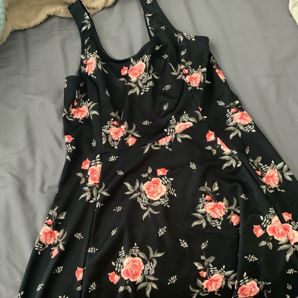 Divided Dresses & Skirts - Black floral dress
